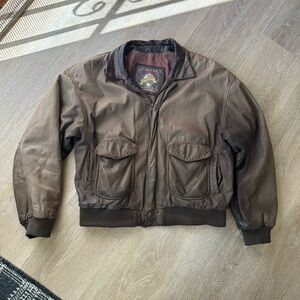 Adventure bound, original by Wilson leather jacket size extra large 💯 leather
